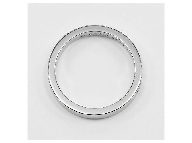 Cartier C de Engraved Ring aus Platin - Ansicht 9