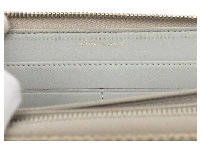 Cartera larga Chanel Deauville Line en tweed gris - vista 7