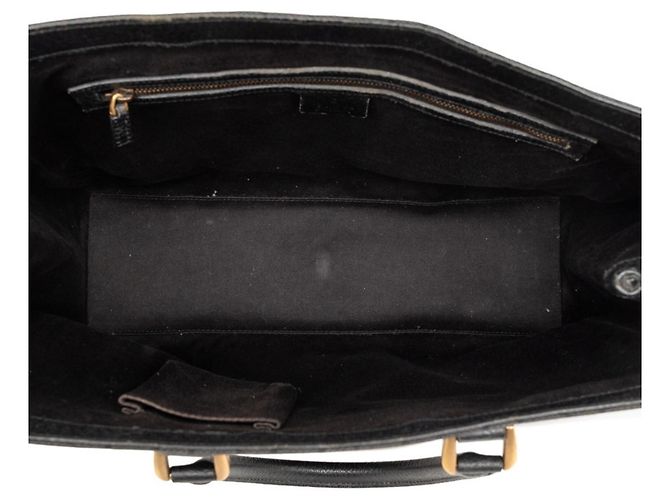 Borsa Tote Gucci GG Canvas Nero - vista 4