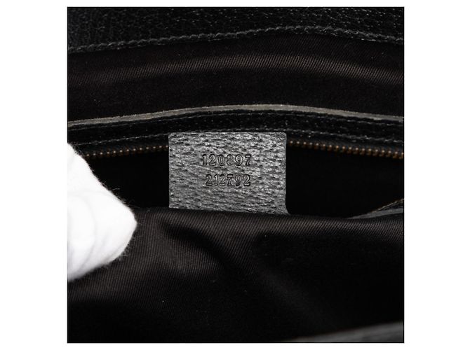 Borsa Tote Gucci GG Canvas Nero - vista 6