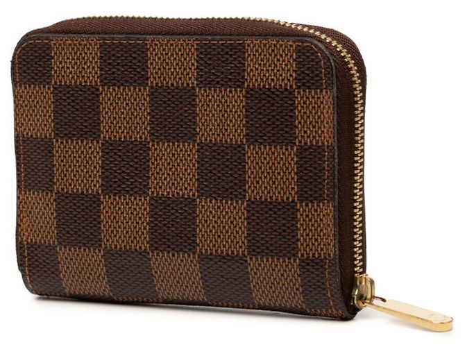 Monedero Zippy Damier Louis Vuitton Castaño - vista 2