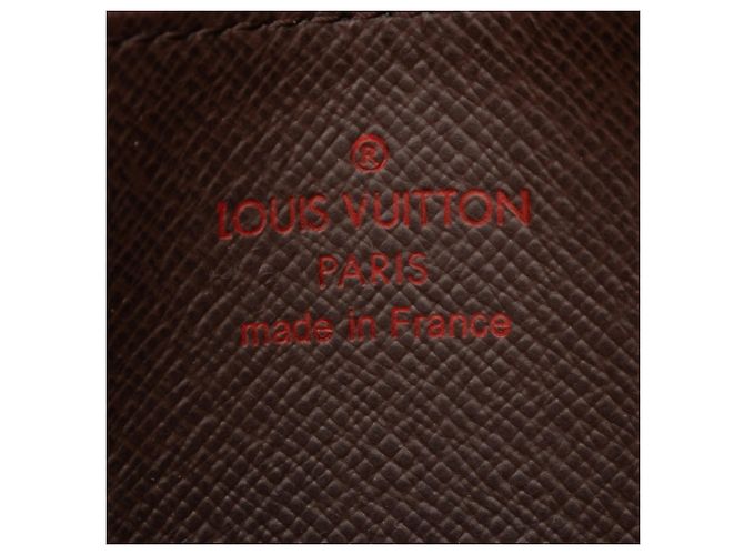 Monedero Zippy Damier Louis Vuitton Castaño - vista 5