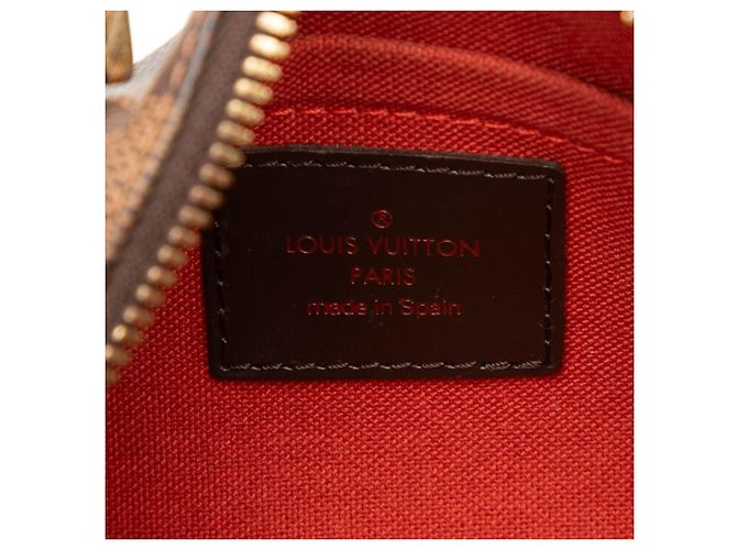 Mini borsa Louis Vuitton Damier Rivera Marrone - vista 5