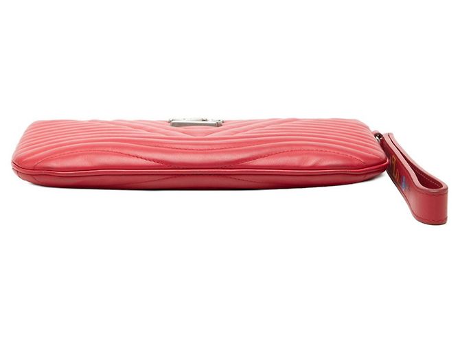 Clutch Louis Vuitton New Wave Pochette Zip Clutch Bag Rosso - vista 3