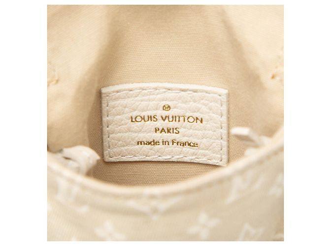 Louis Vuitton Monogram Mini Lin Pochette Cancun Beige - vista 5