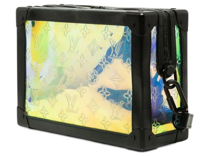 Borsa Louis Vuitton Monogram Prism Soft Trunk Nero - vista 2