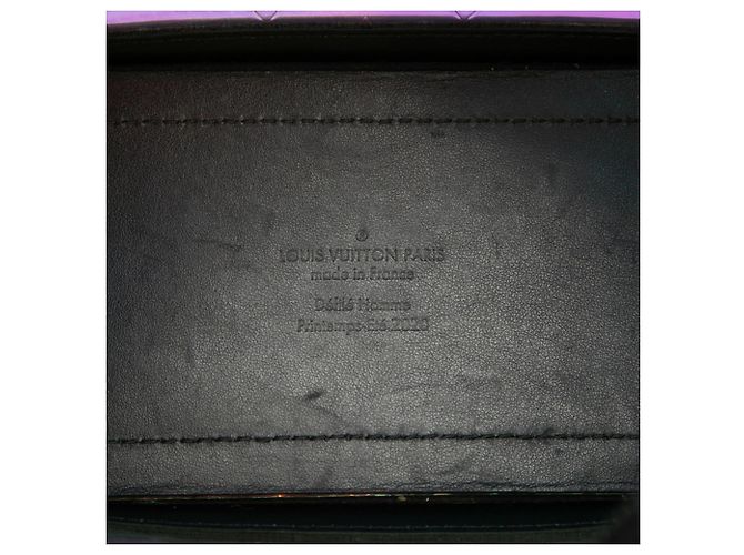 Borsa Louis Vuitton Monogram Prism Soft Trunk Nero - vista 5