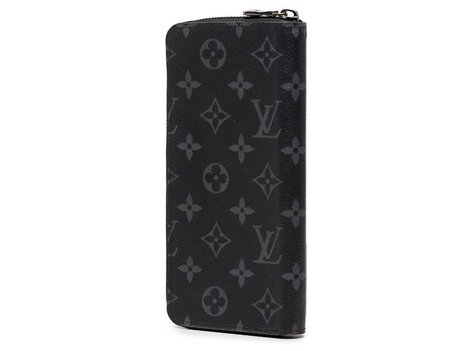Louis Vuitton Monogram Eclipse Long Wallet Brown Black - view 2