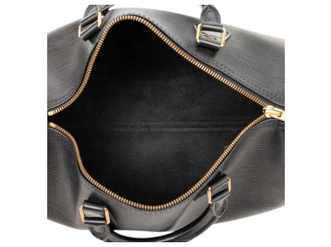 Borsa Louis Vuitton Epi Speedy 35 Nero - vista 4