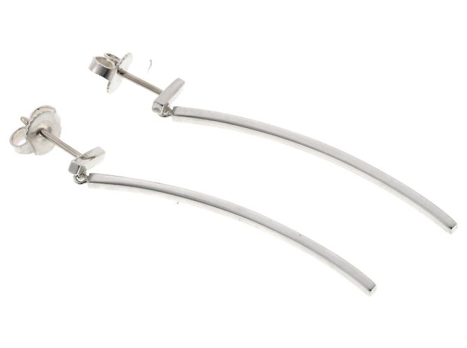 Tiffany & Co Orecchini pendenti Tiffany T Bar Argento - vista 3