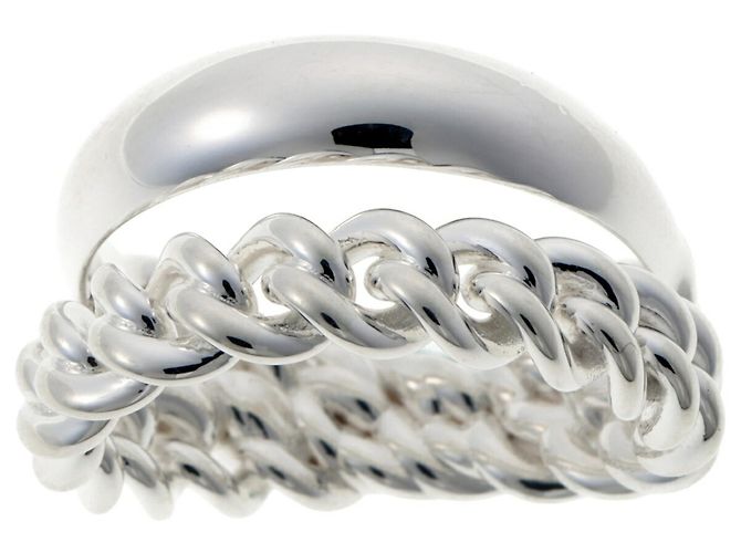 Hermès Hermes Boucles Sellier Inflexible Ring Silber - Ansicht 2