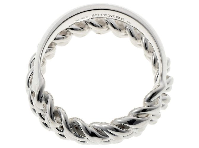 Hermès Hermes Boucles Sellier Inflexible Ring Silber - Ansicht 3
