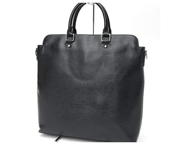 Borsa Tote Brooks Louis Vuitton M58847 Nero - vista 3