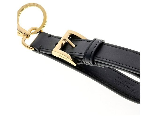 Portachiavi Triangle Prada 1PP186 Nero - vista 2