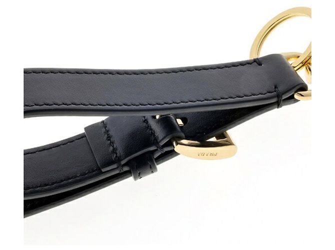 Portachiavi Triangle Prada 1PP186 Nero - vista 3