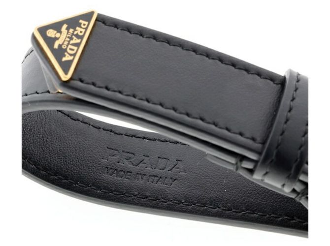 Portachiavi Triangle Prada 1PP186 Nero - vista 4