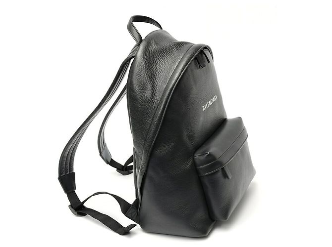 Balenciaga Everyday Lederrucksack Schwarz - Ansicht 2