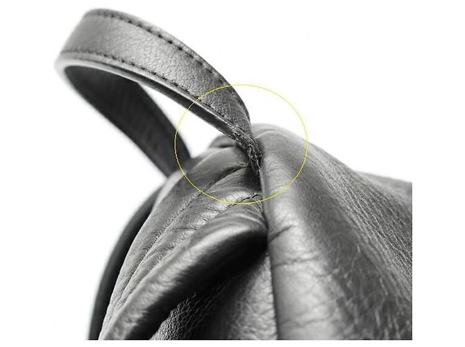 Balenciaga Everyday Lederrucksack Schwarz - Ansicht 5