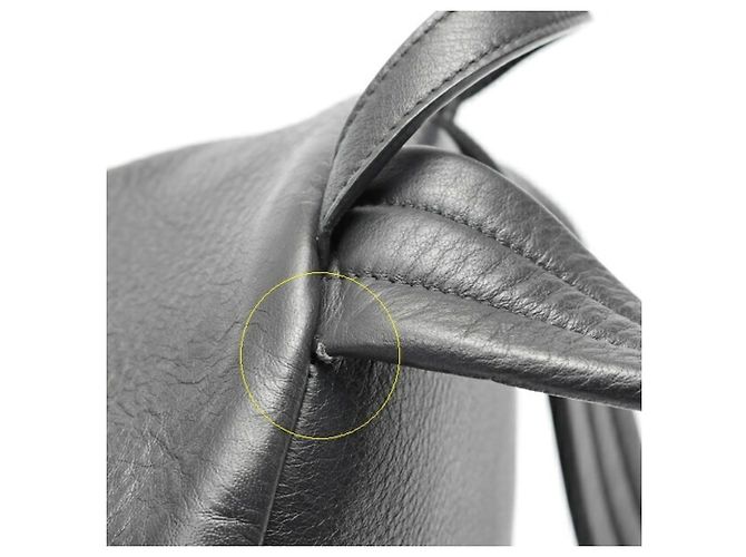 Balenciaga Everyday Lederrucksack Schwarz - Ansicht 6