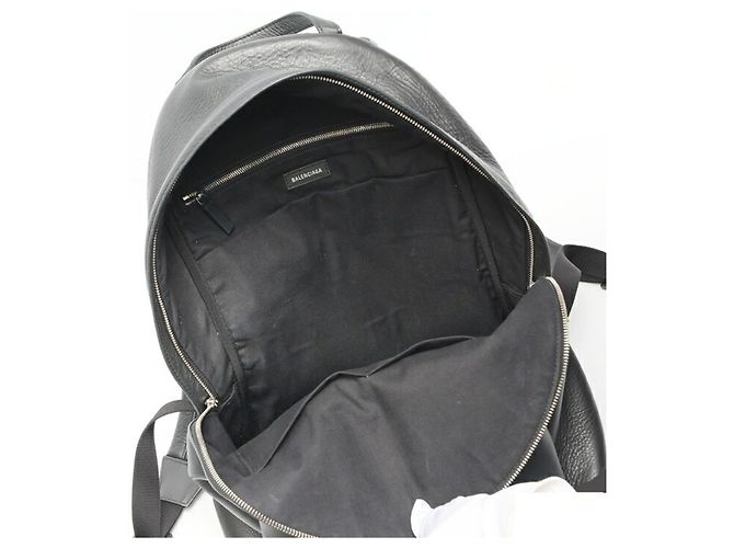 Balenciaga Everyday Lederrucksack Schwarz - Ansicht 7