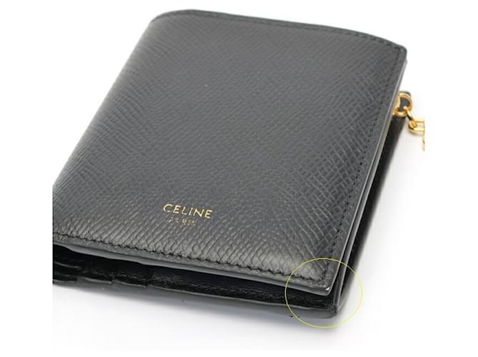 Triomphe Céline Cartera compacta bi-fold Celine Negro - vista 3