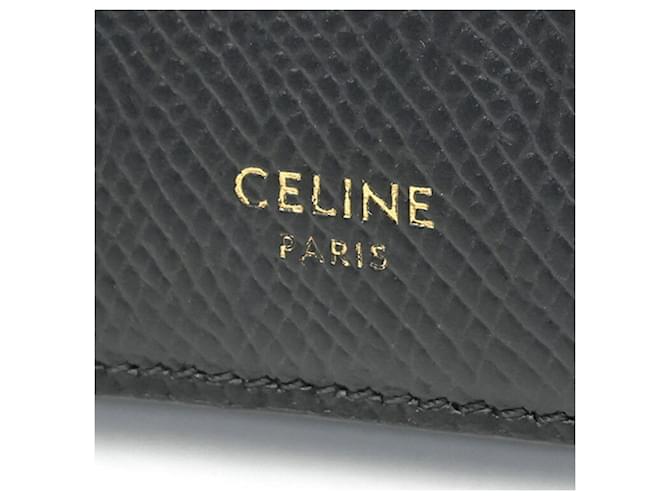 Triomphe Céline Cartera compacta bi-fold Celine Negro - vista 4