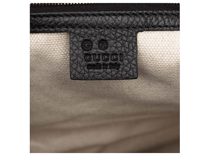 Borsa Tote Soho Chain Interlocking G Gucci Nero - vista 5
