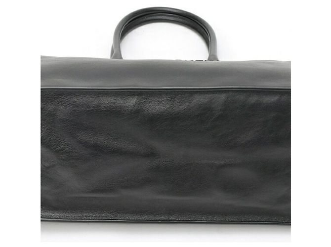 Borsa Tote Piccola Saint Laurent Rive Gauche Nero - vista 4