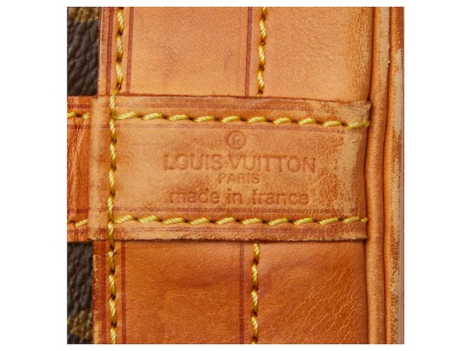 Borsa a Spalla Louis Vuitton Monogram Noe Marrone - vista 12
