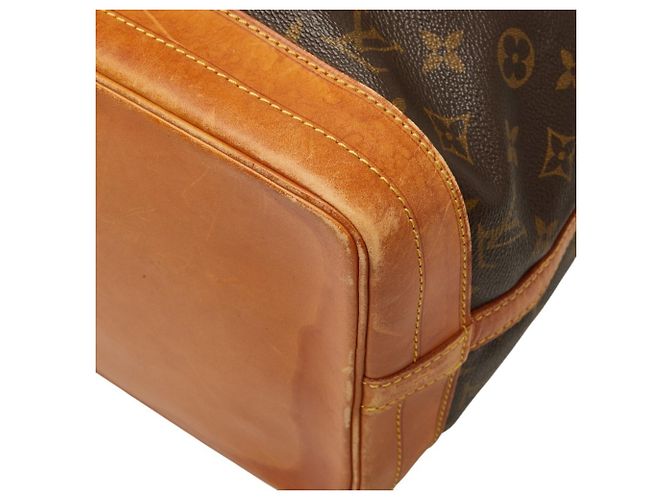 Borsa a Spalla Louis Vuitton Monogram Noe Marrone - vista 4