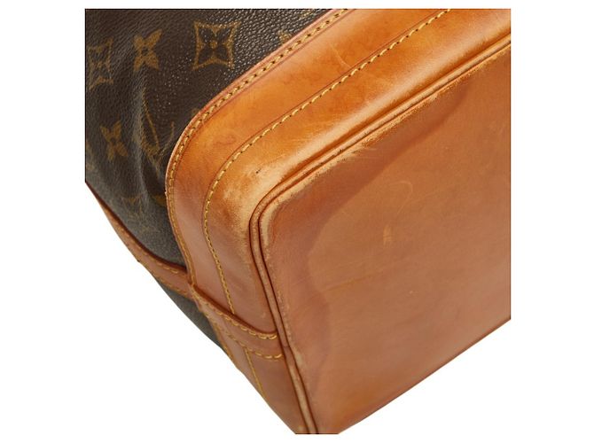Borsa a Spalla Louis Vuitton Monogram Noe Marrone - vista 5