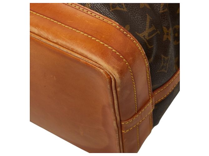 Borsa a Spalla Louis Vuitton Monogram Noe Marrone - vista 6