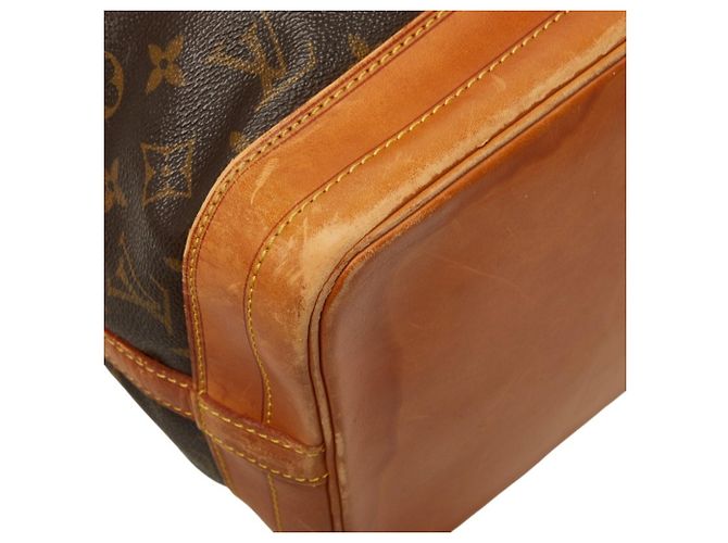Borsa a Spalla Louis Vuitton Monogram Noe Marrone - vista 7