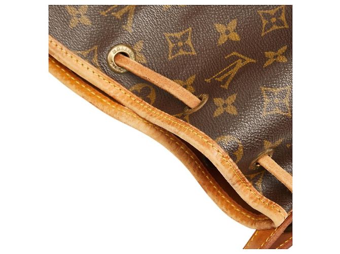 Borsa a Spalla Louis Vuitton Monogram Noe Marrone - vista 8