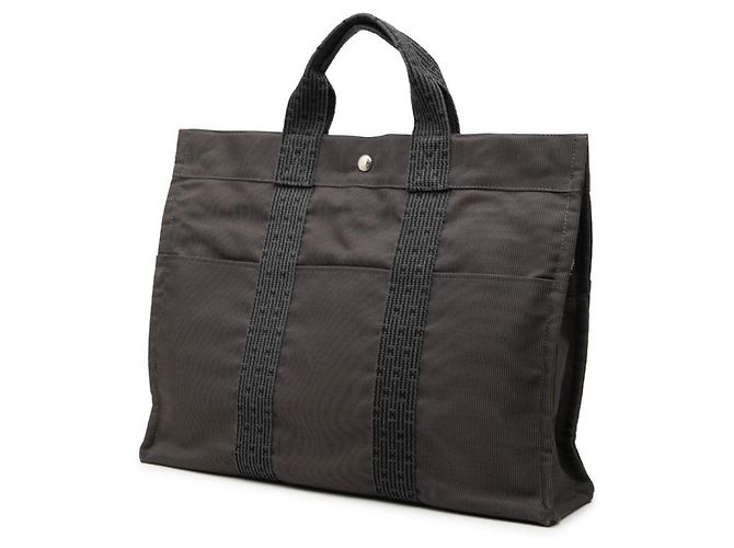 Hermès Borsa Tote Hermes Herline MM Marrone - vista 2