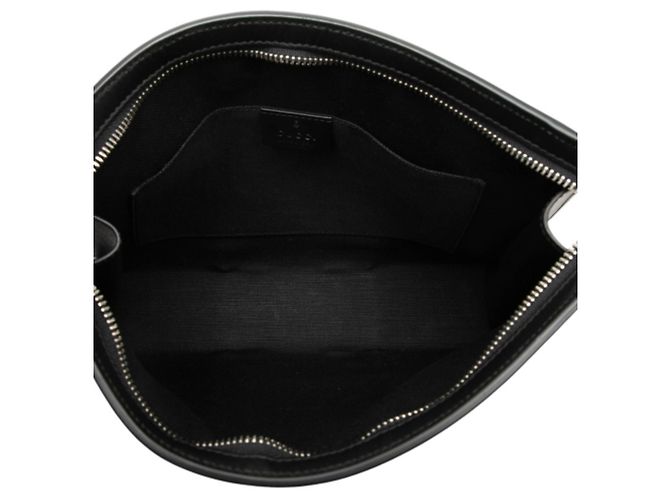 Clutch Gucci GG Supreme Sherry Line Nero - vista 4