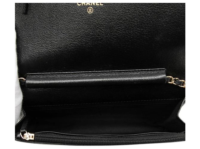 Borsa a Spalla Chanel Coco Mark Studded Chain Wallet Nero - vista 4