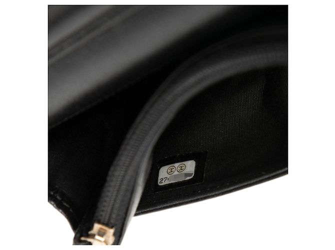 Borsa a Spalla Chanel Coco Mark Studded Chain Wallet Nero - vista 6