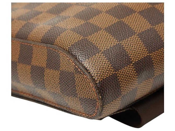 Borsa a tracolla Louis Vuitton Damier Geronimos Marrone - vista 5