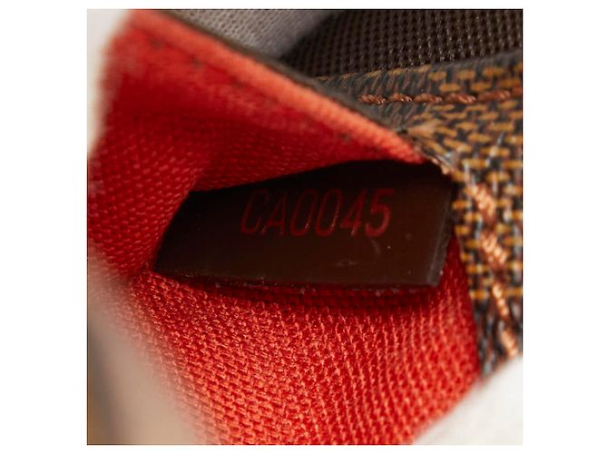 Borsa a tracolla Louis Vuitton Damier Geronimos Marrone - vista 8