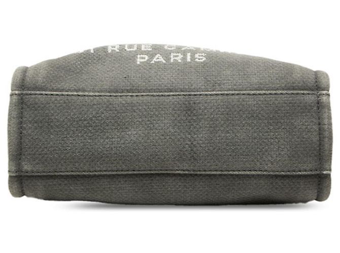 Chanel Deauville PM Chain Tote Bag Braun Schwarz - Ansicht 3