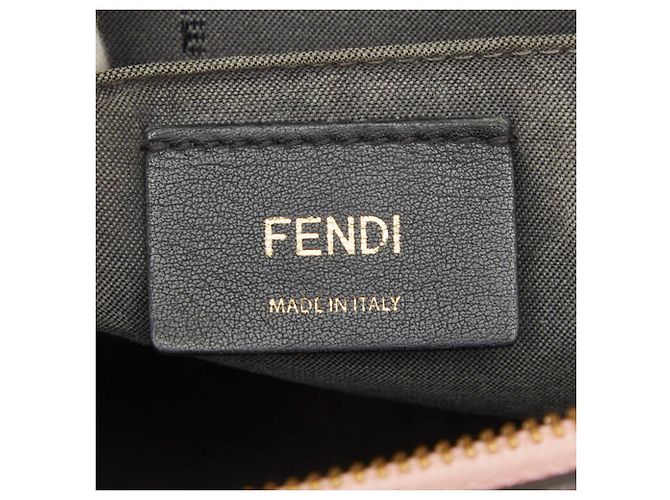 Mini borsa a mano Fendi By The Way Rosa Rosso - vista 10