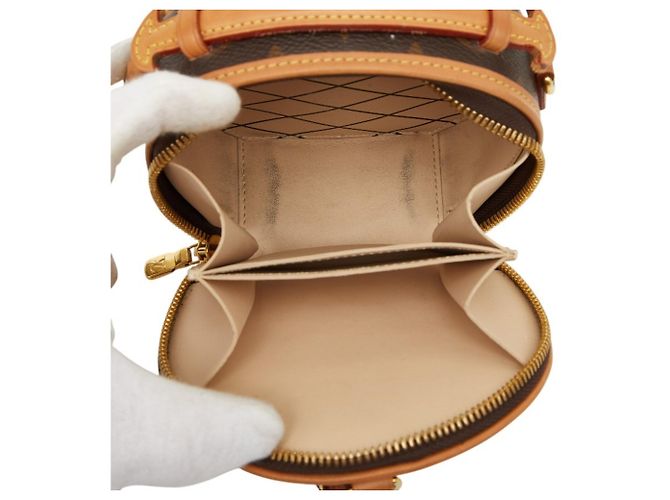 Borsa Louis Vuitton Monogram Mini Boite Chapeau Marrone - vista 6