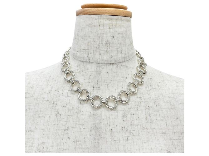Tiffany & Co Collana Tiffany Vintage Triple Link Argento - vista 2