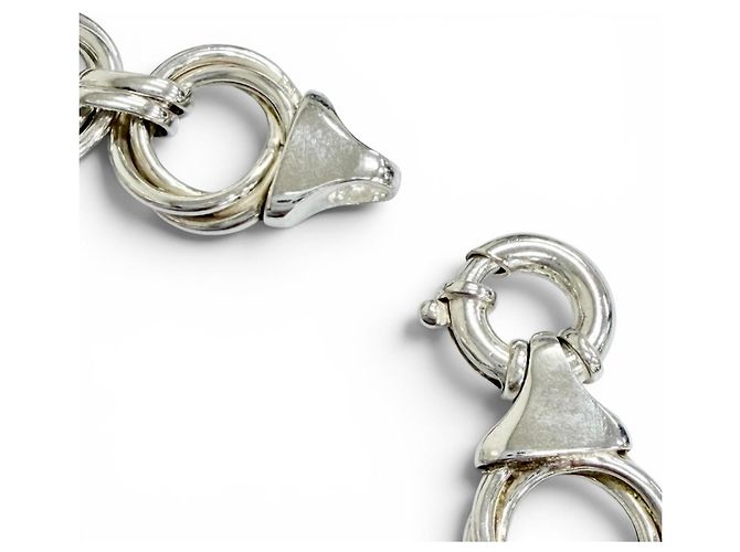 Tiffany & Co Collana Tiffany Vintage Triple Link Argento - vista 4