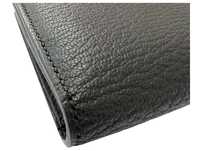 Hermès HERMES Bearn Soufflé Long Wallet Black - view 5
