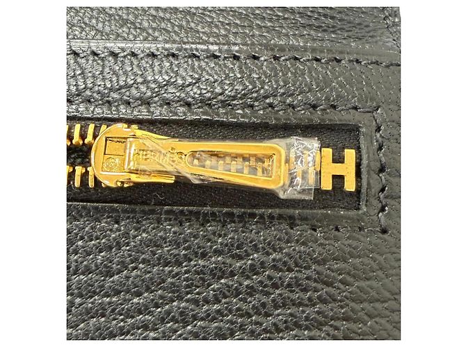 Hermès HERMES Bearn Soufflé Long Wallet Black - view 9