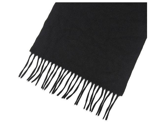 Stola in cashmere Fendi con bordatura in pelle Marrone Nero - vista 7