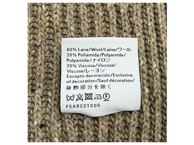 Stola in misto lana Loewe Sna Fujita Marrone - vista 7