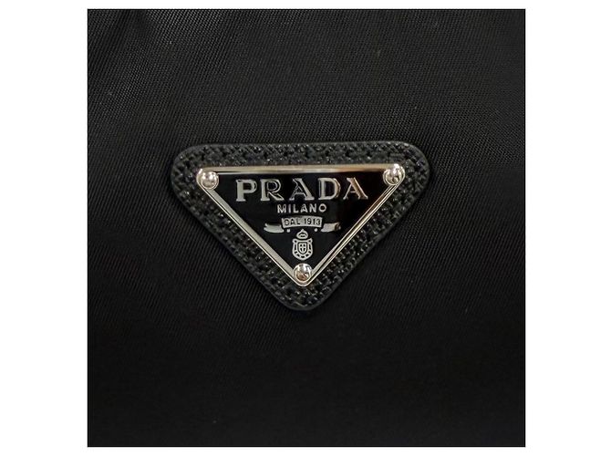 Borsa Prada Re-Edition 2005 in Re-Nylon con logo Triangle Nero - vista 9